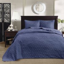 navy blue coverlet king